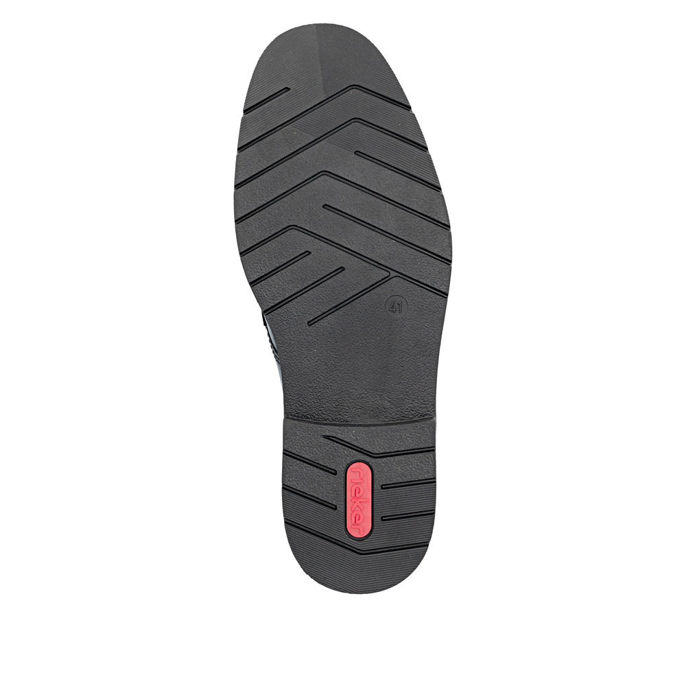 Rieker 13900-00 Black Lace Shoes