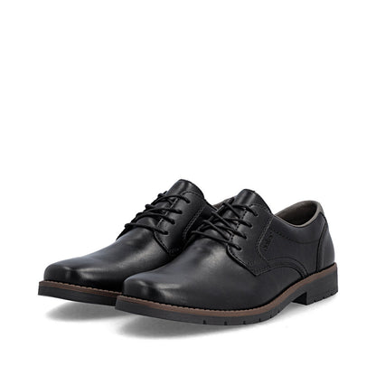 Rieker 13900-00 Black Lace Shoes