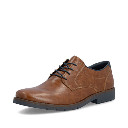 Rieker 13900-24 Peanut Brown Lace Shoes