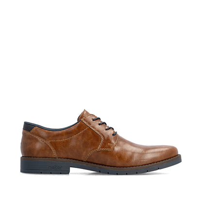 Rieker 13900-24 Peanut Brown Lace Shoes
