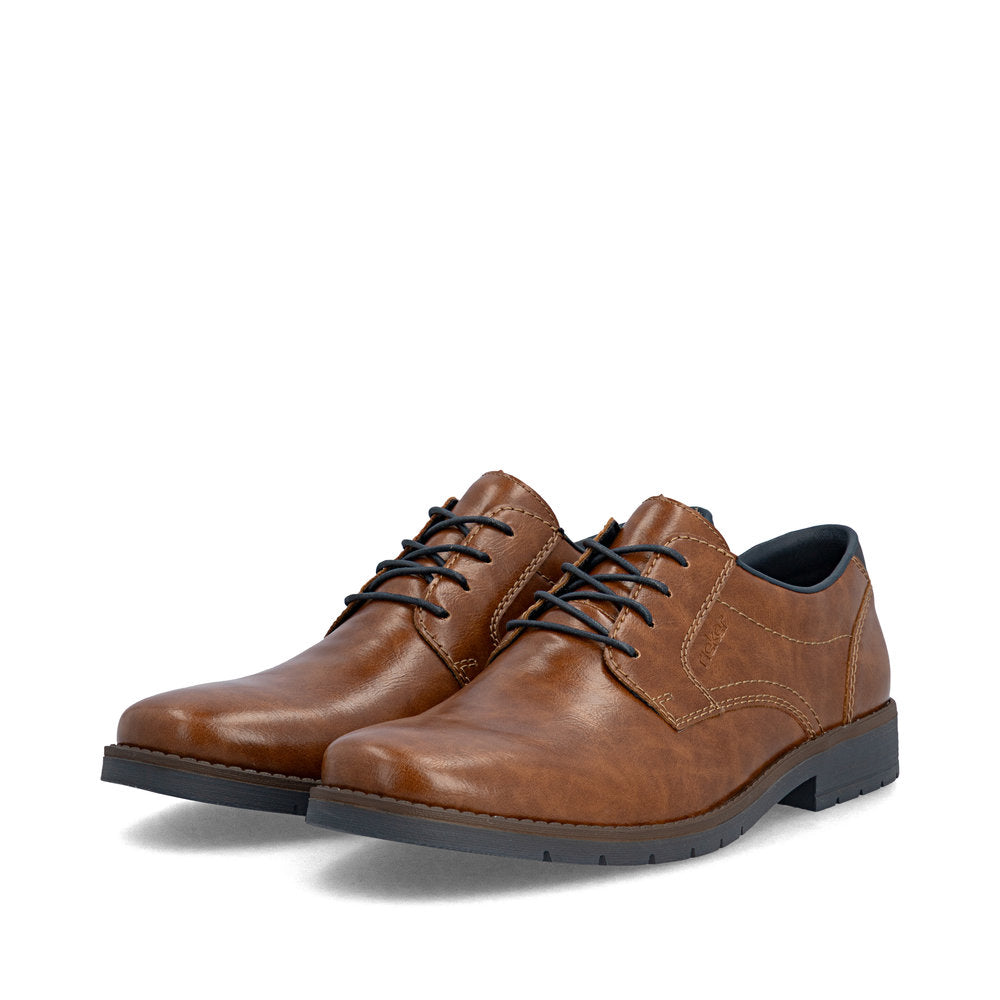 Rieker 13900-24 Peanut Brown Lace Shoes