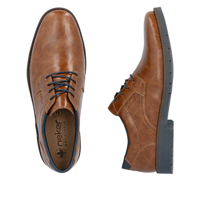 Rieker 13900-24 Peanut Brown Lace Shoes