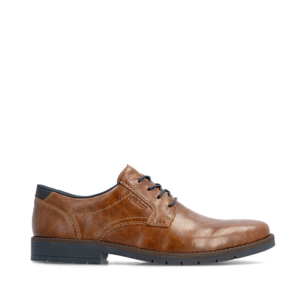 Rieker 13900-24 Peanut Brown Lace Shoes