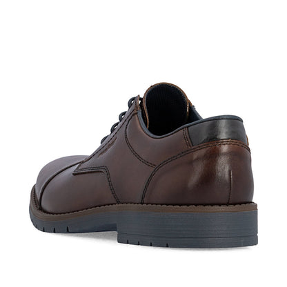 Rieker 13901-25 Brown & Navy Formal Shoes