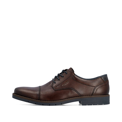Rieker 13901-25 Brown & Navy Formal Shoes