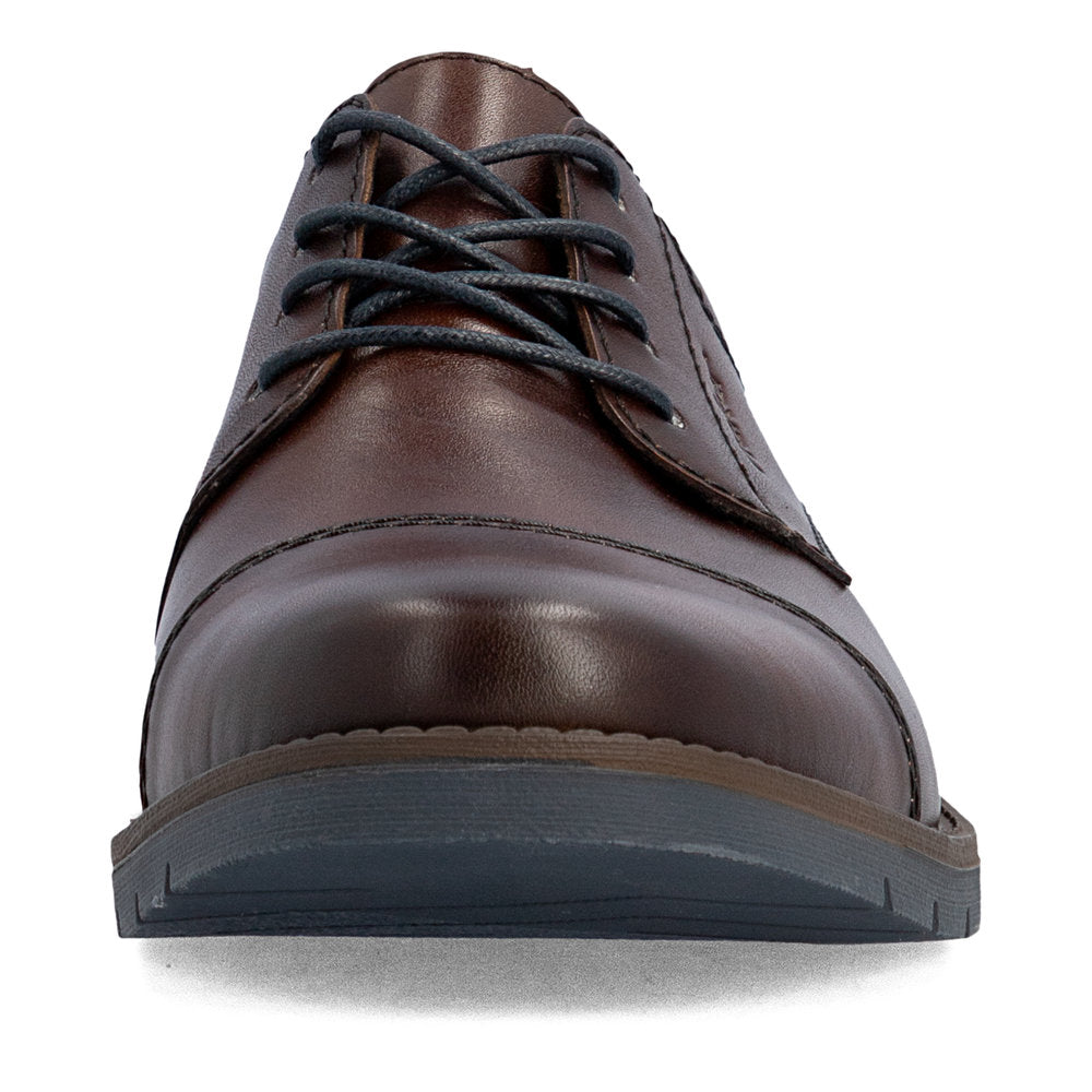 Rieker 13901-25 Brown & Navy Formal Shoes