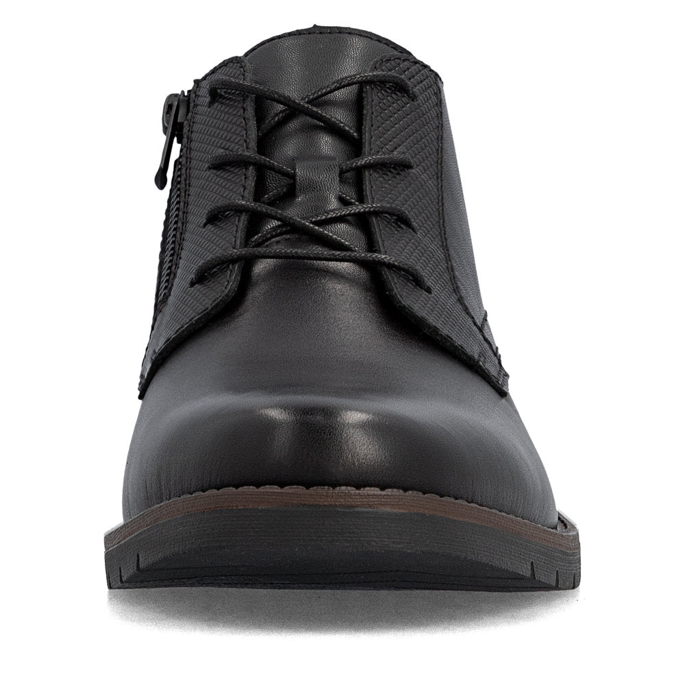 Rieker 13902-00 Black Lace Boots