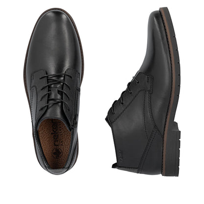 Rieker 13902-00 Black Lace Boots