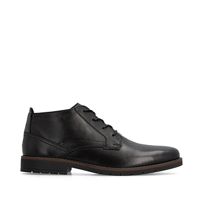 Rieker 13902-00 Black Lace Boots