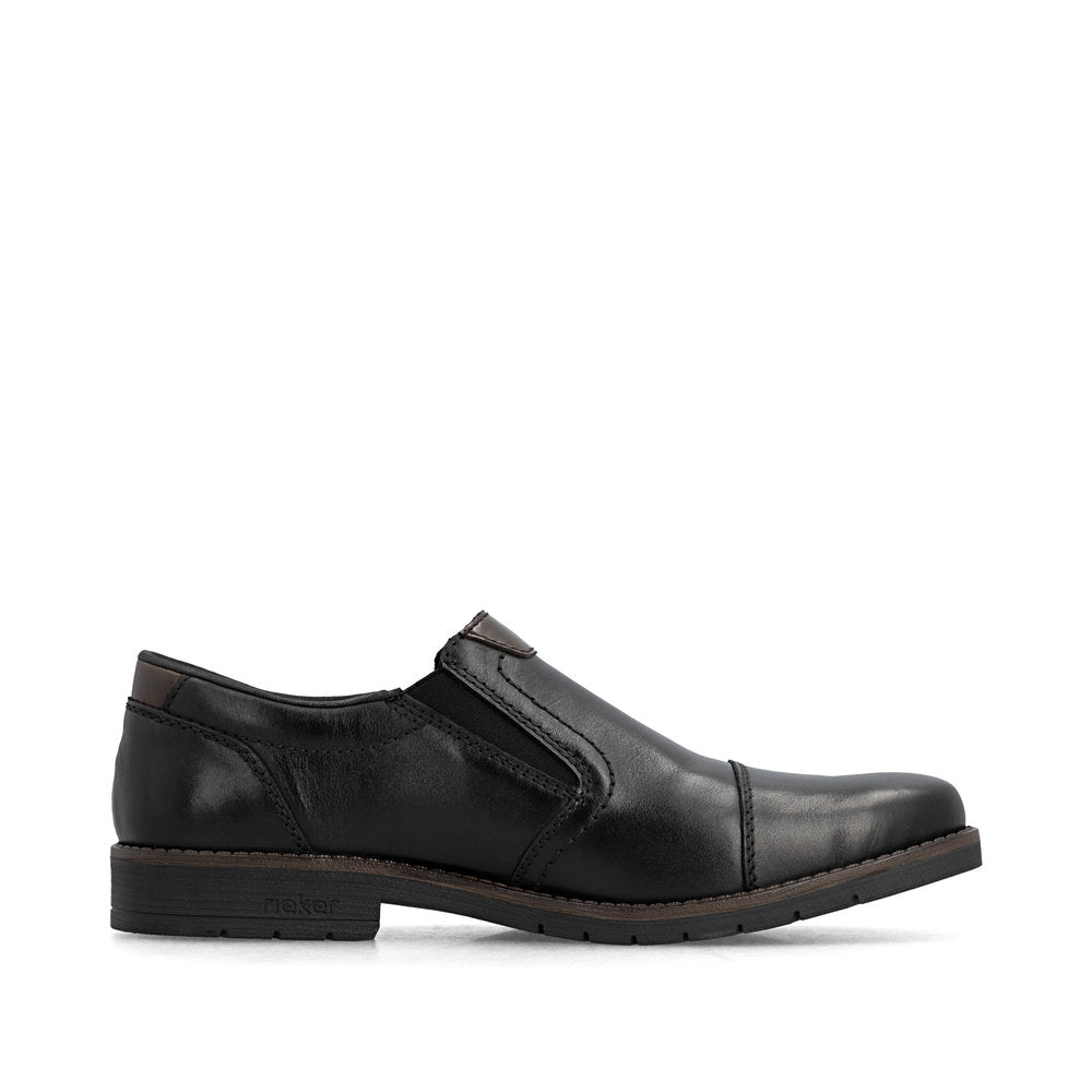 Rieker 13950-00 Black Slip On Shoes