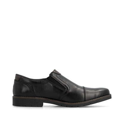 Rieker 13950-00 Black Slip On Shoes