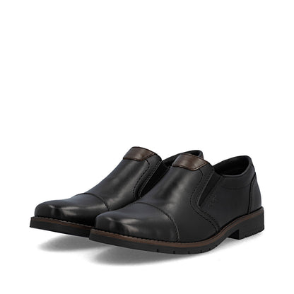 Rieker 13950-00 Black Slip On Shoes