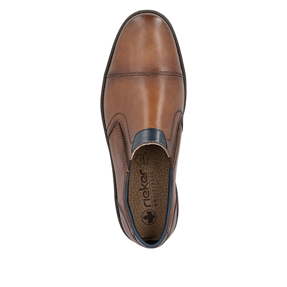 Rieker 13950-24 Tan Slip On Shoes