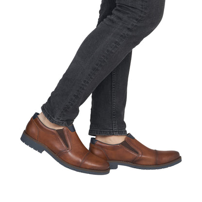 Rieker 13950-24 Tan Slip On Shoes