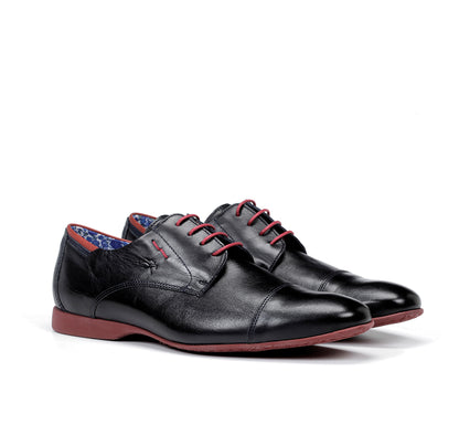 Fluchos 9352 Habana Marino Terracota Lace Shoes