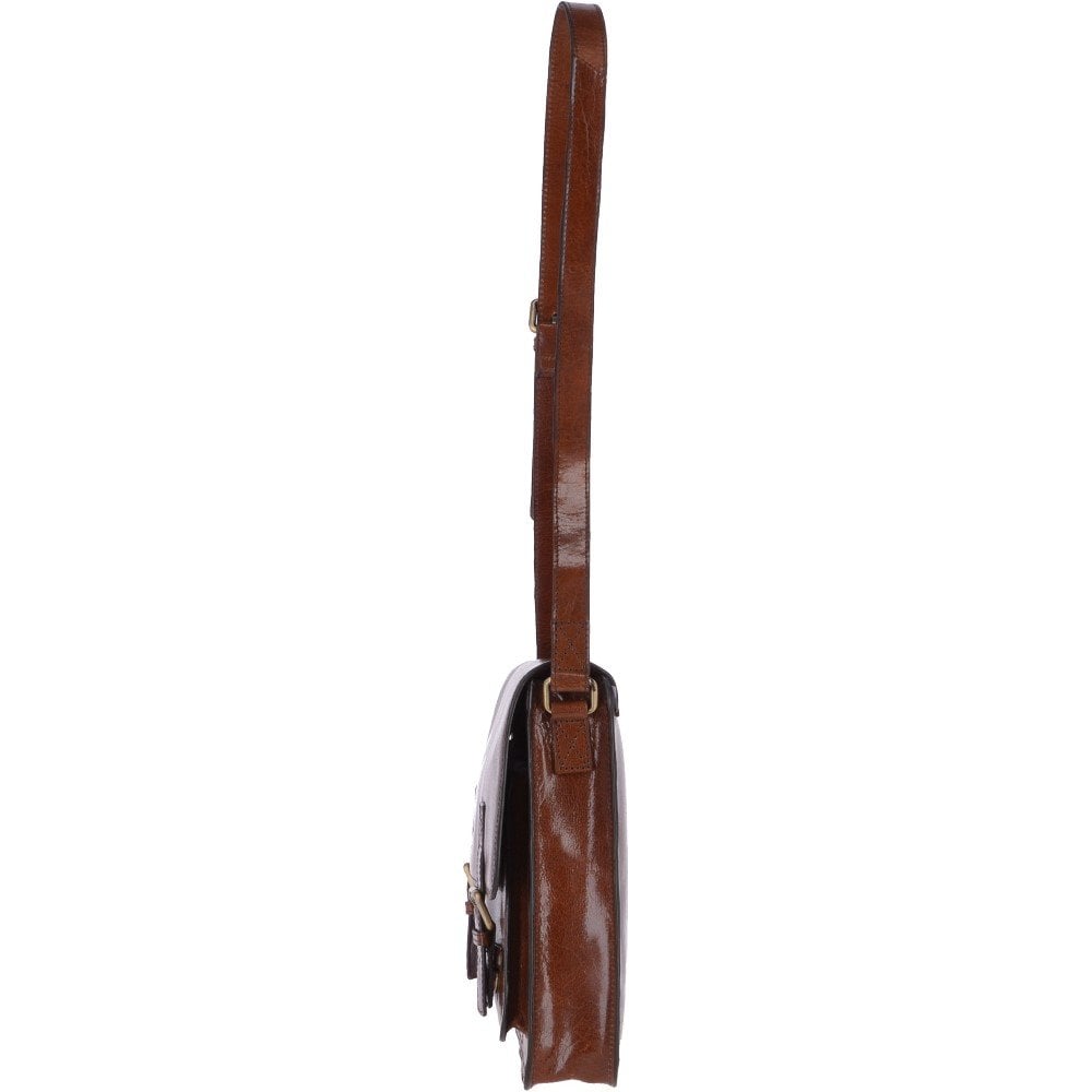 Ashwood Leather Josh VT Chestnut Messenger Bag