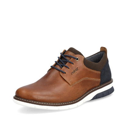 Rieker 14405-24 Tan & Navy Casual Shoes