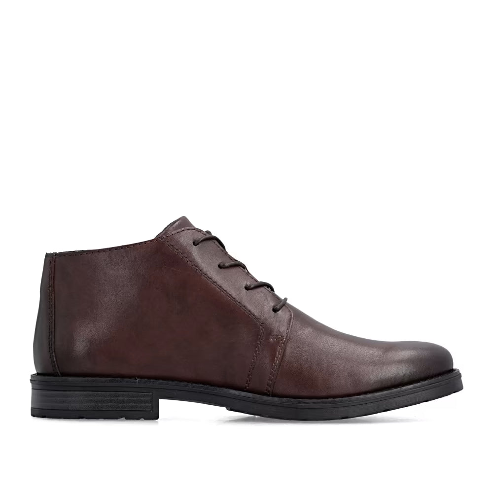 Rieker 14609-25 Brown Ankle Boots with Zip