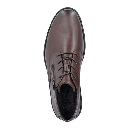 Rieker 14609-25 Brown Ankle Boots with Zip