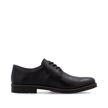 Rieker 14642-00 Black Lace Formal Shoes