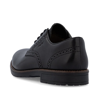 Rieker 14642-00 Black Lace Formal Shoes