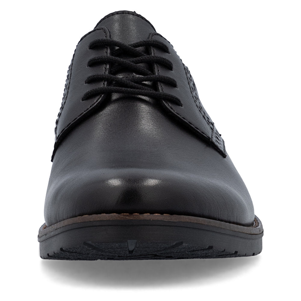 Rieker 14642-00 Black Lace Formal Shoes