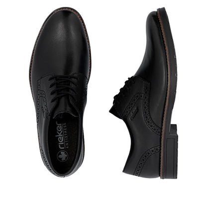 Rieker 14642-00 Black Lace Formal Shoes