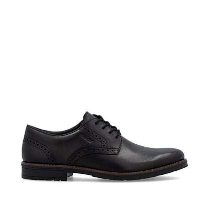 Rieker 14642-00 Black Lace Formal Shoes