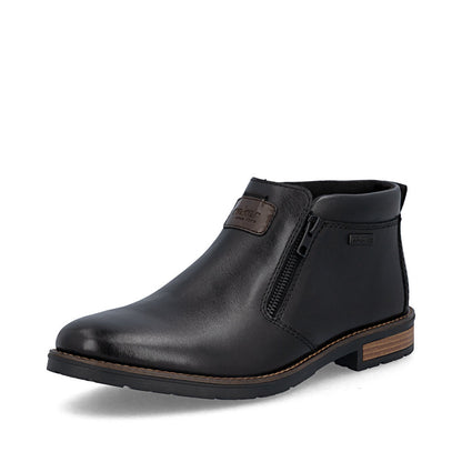 Rieker TEX 14656-00 Black Ankle Boots