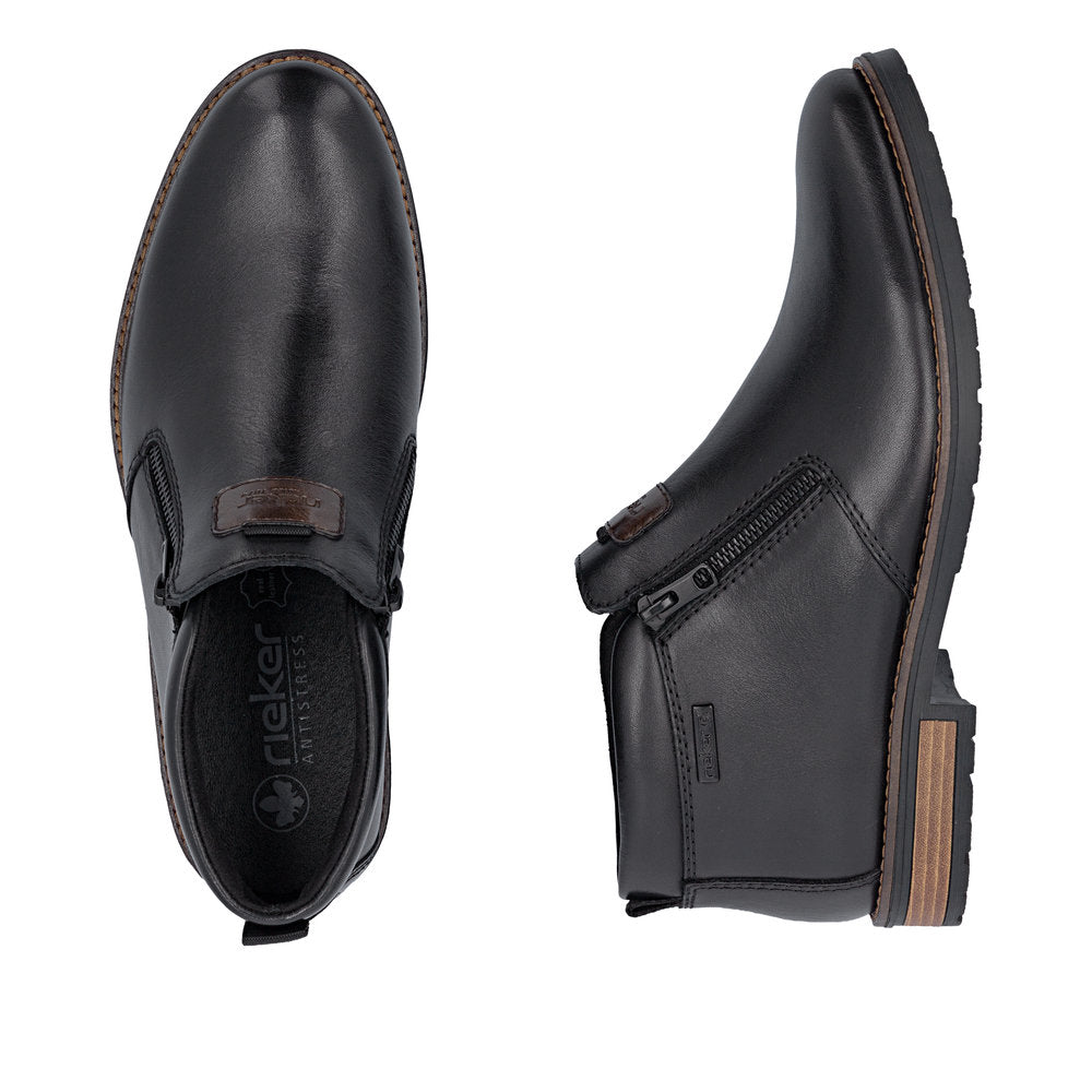 Rieker TEX 14656-00 Black Ankle Boots