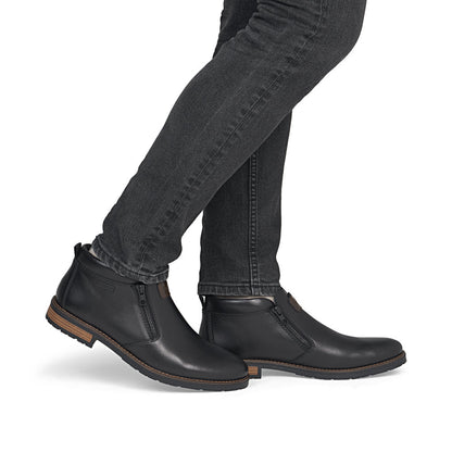 Rieker TEX 14656-00 Black Ankle Boots
