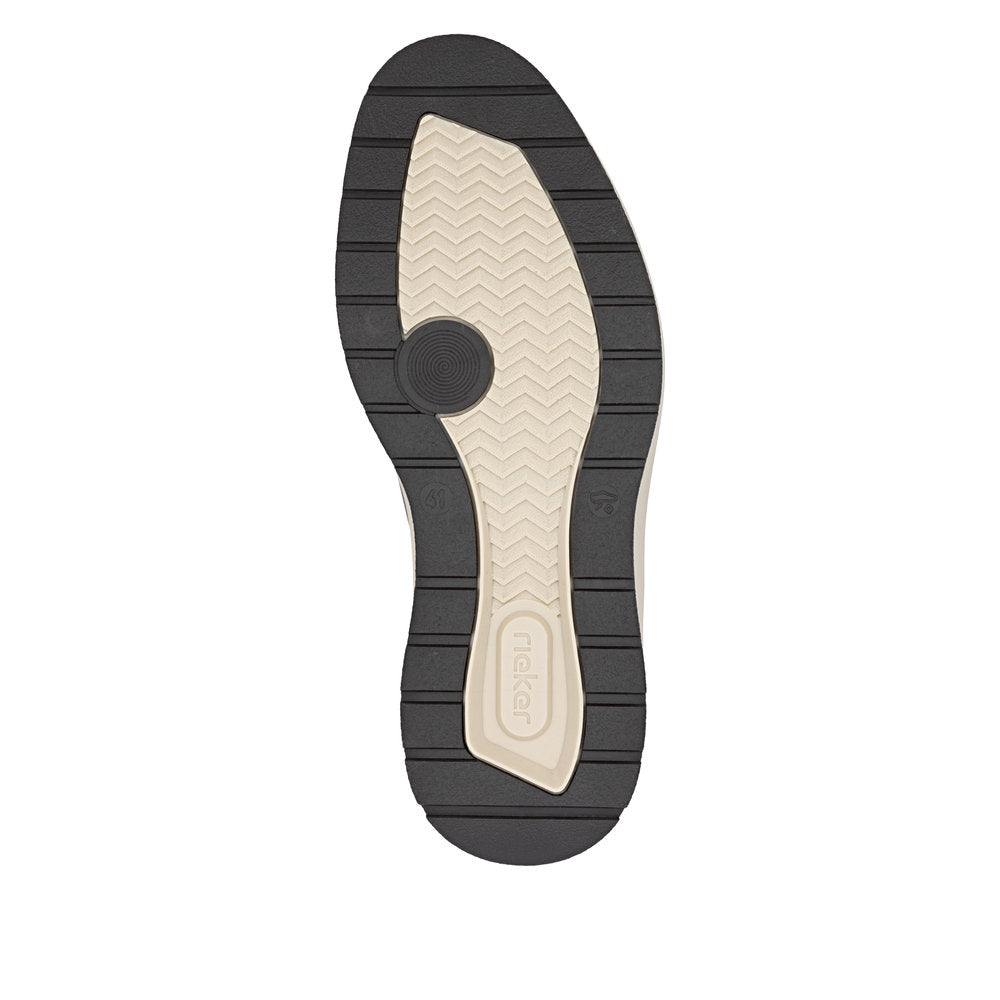 Rieker 14706-24 Brown Lace & Zip Shoes