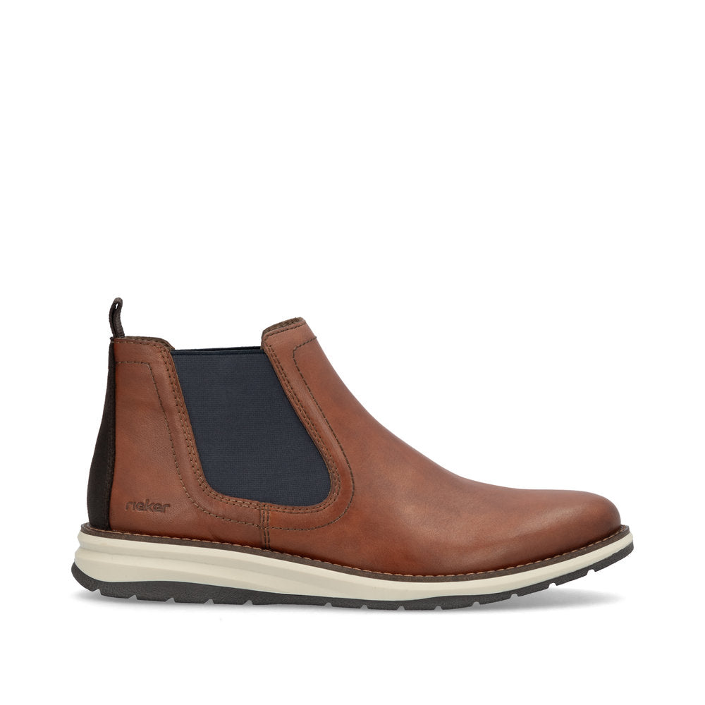 Navy pull on boots store