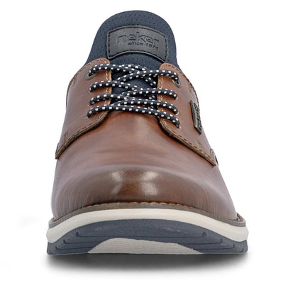 Rieker TEX 14755-24 Tan & Navy Slip On Shoes