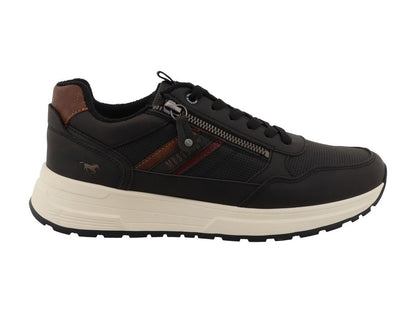 Mustang 15M0171001 Black Lace & Zip Shoes
