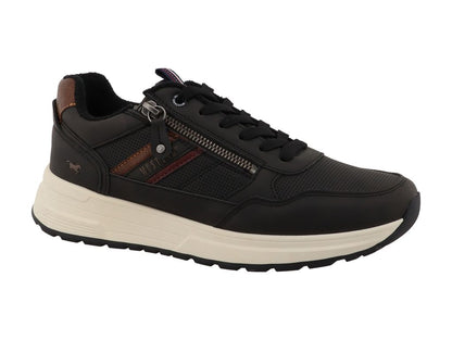 Mustang 15M0171001 Black Lace & Zip Shoes