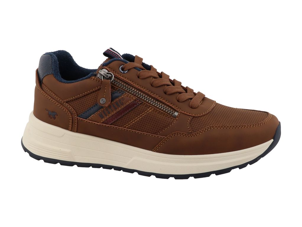 Mustang 15M0171001 Nuts Brown Lace & Zip Shoes