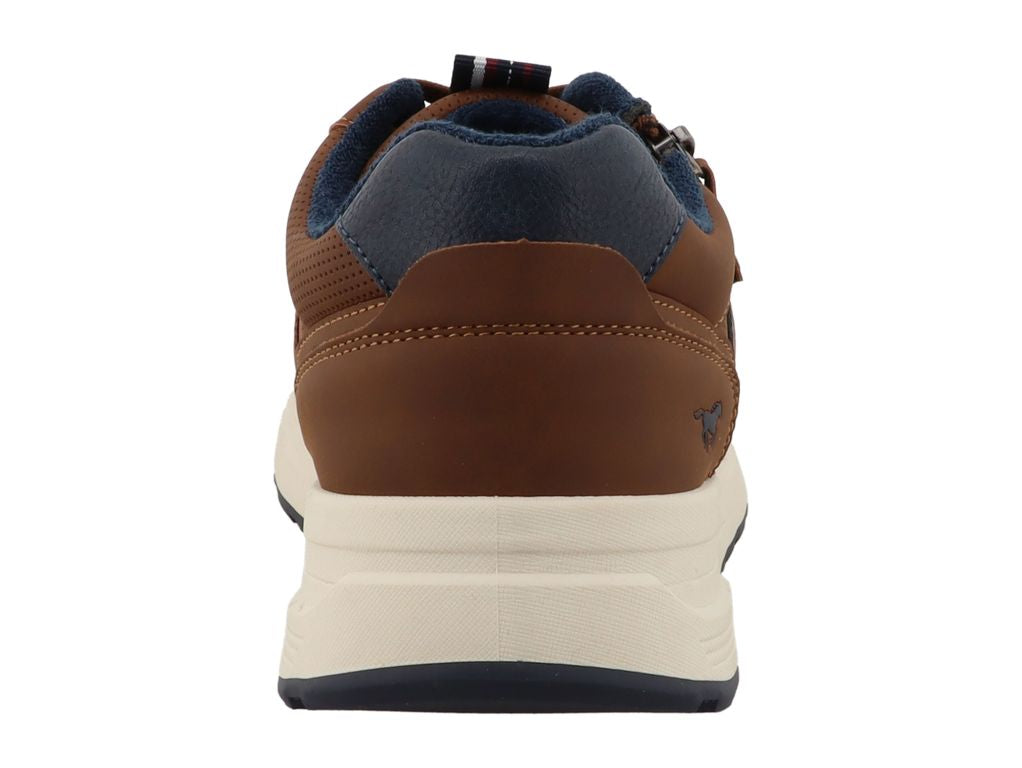 Mustang 15M0171001 Nuts Brown Lace & Zip Shoes