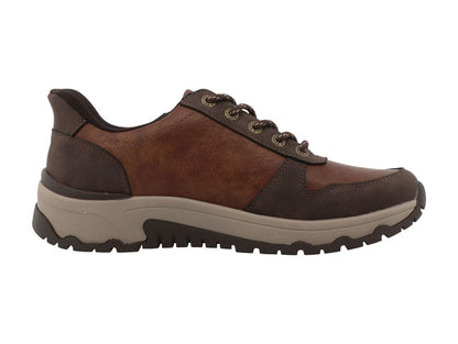 Romika 15R0021003 Rust Brown Lace & Zip Shoes