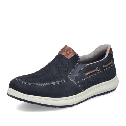 Rieker 16968-14 Navy H Fit Slip On Shoes