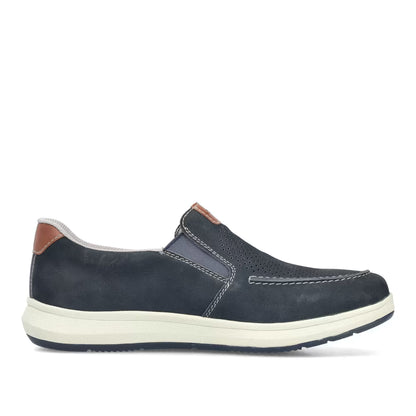 Rieker 16968-14 Navy H Fit Slip On Shoes