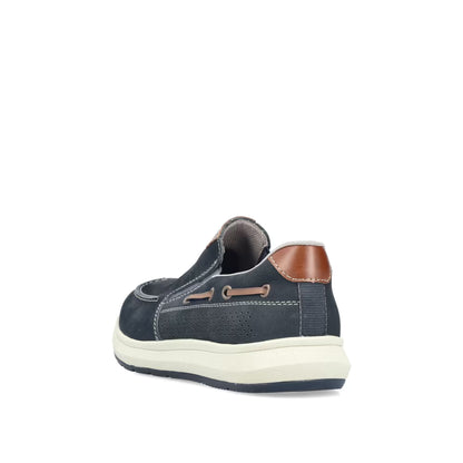 Rieker 16968-14 Navy H Fit Slip On Shoes