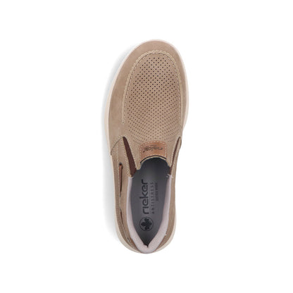 Rieker 16968-64 Light Brown H Fit Slip On Shoes