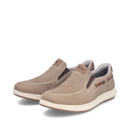 Rieker 16968-64 Light Brown H Fit Slip On Shoes
