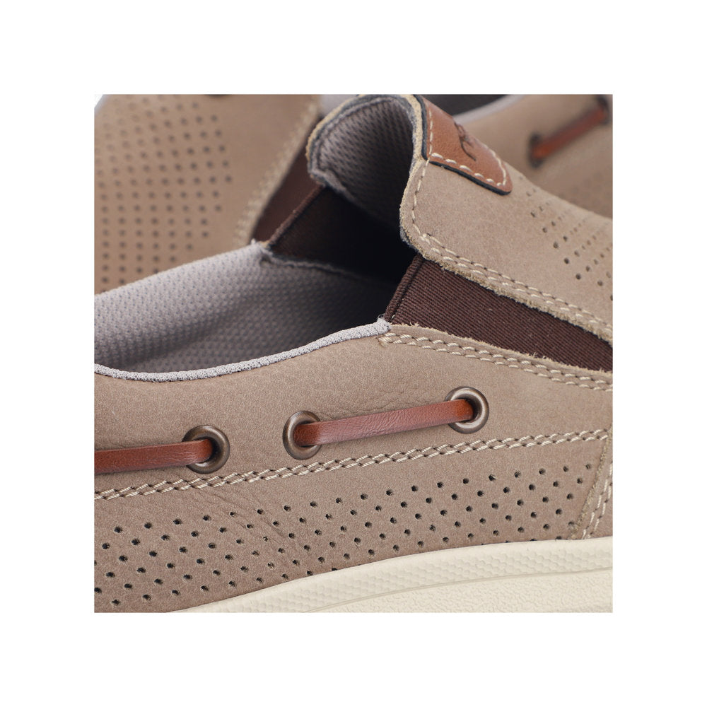 Rieker 16968-64 Light Brown H Fit Slip On Shoes