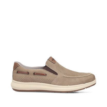 Rieker 16968-64 Light Brown H Fit Slip On Shoes