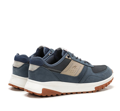 Fluchos F2012 Jeans Blue, Navy & Beige Combi Lace Sneakers