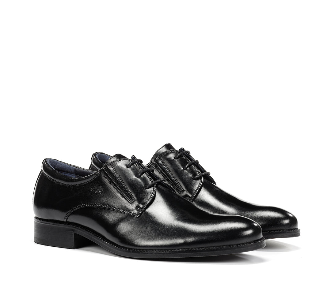 Fluchos F2160 Sierra Black Lace Shoes