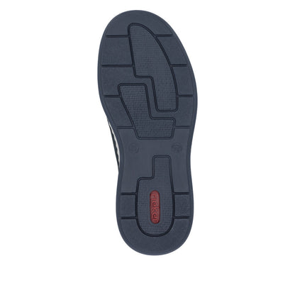 Rieker 17368-14 Navy /Tan H Fit Slip On Shoes