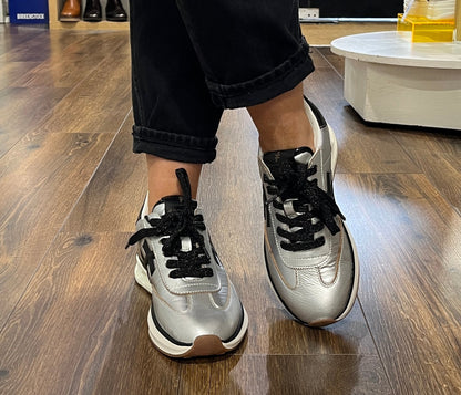 Another Trend A041V241 Plata Silver Trainers